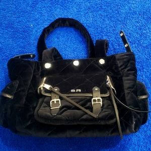 Black velvet Sonia rykiel bag